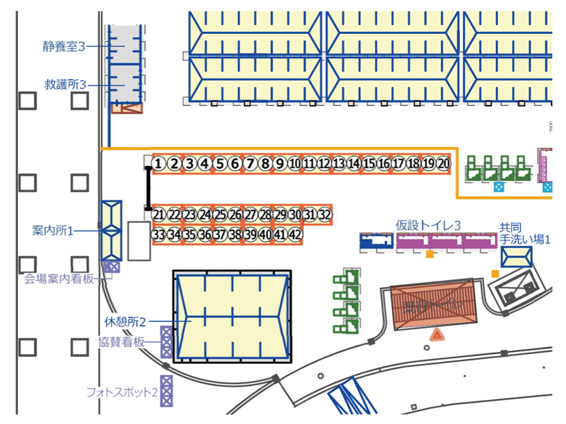 おもてなしエリアマップ
