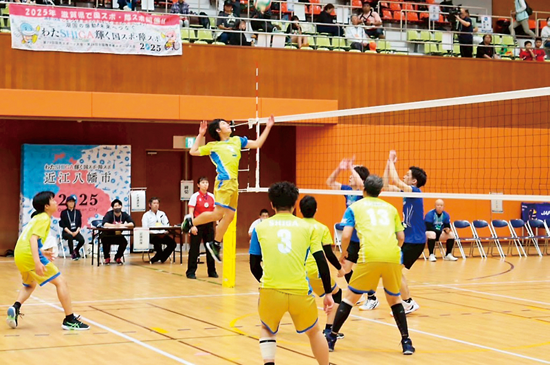 バレーボール（身）（知）の様子