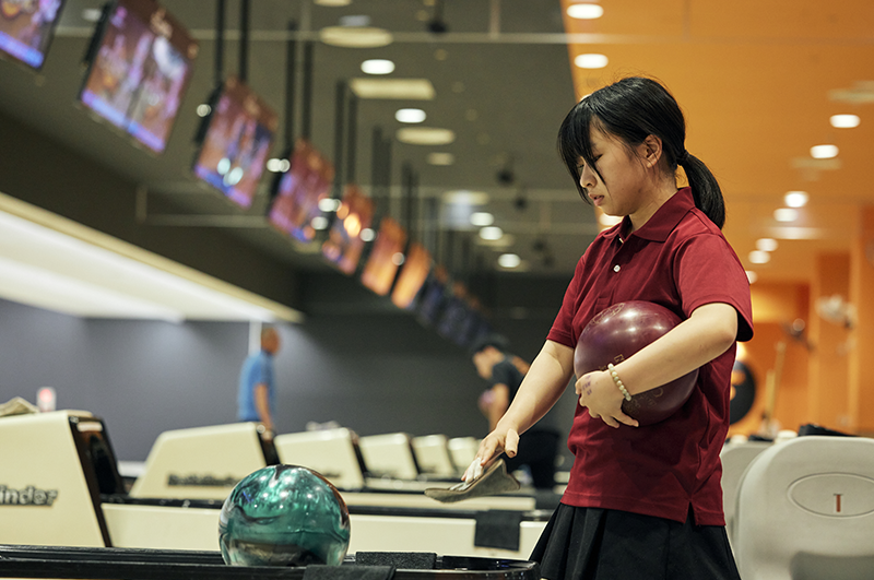 ボウリングの写真