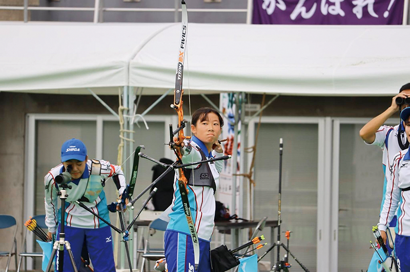 アーチェリーの様子