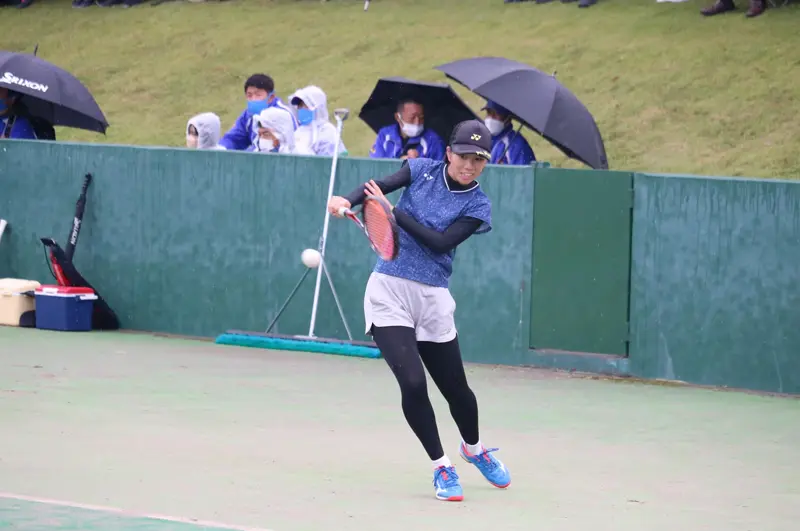 ソフトテニスの様子