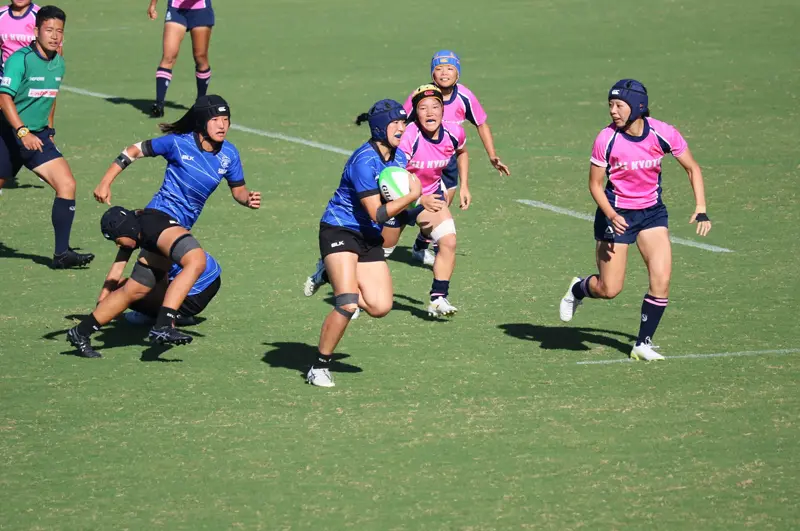 ラグビーフットボールの様子