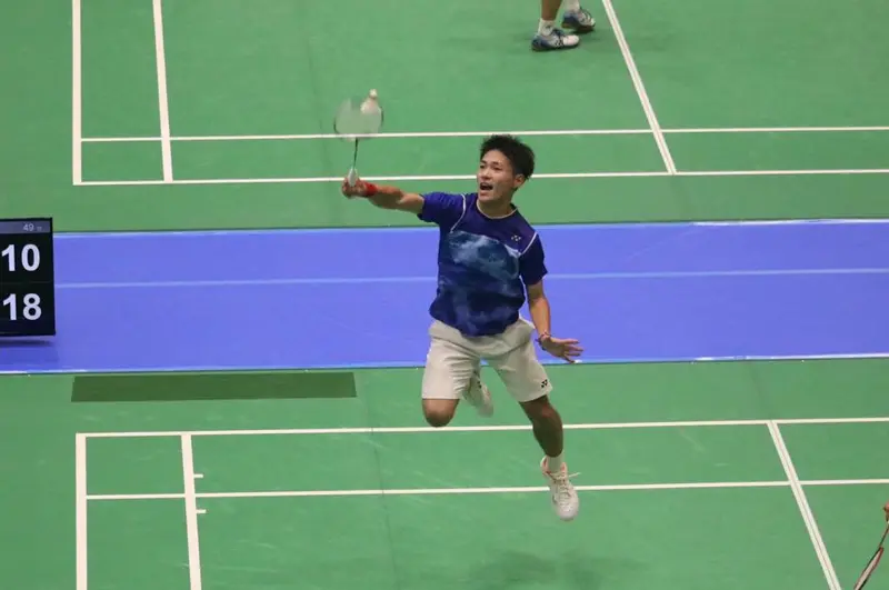 バドミントンの様子