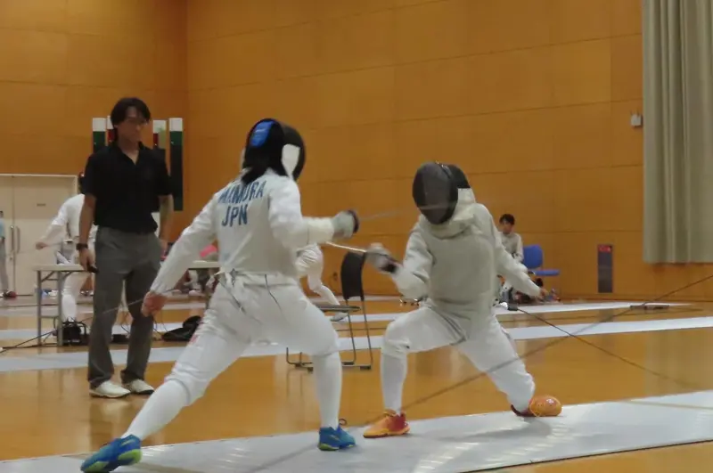 フェンシングの様子