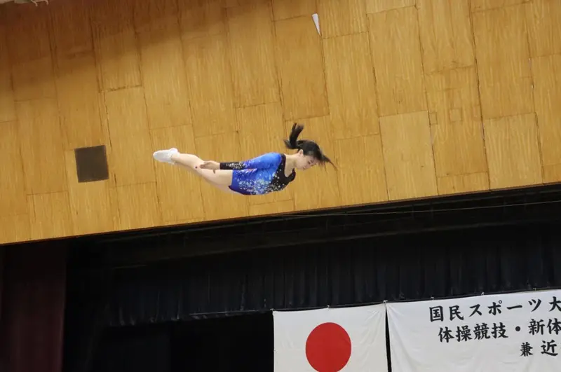 体操(トランポリン)の様子