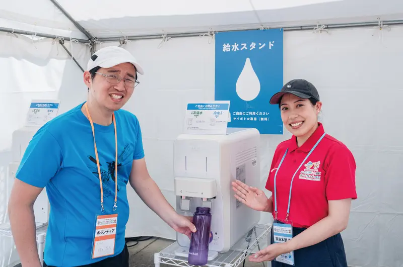 ウォーターサーバー設置の様子