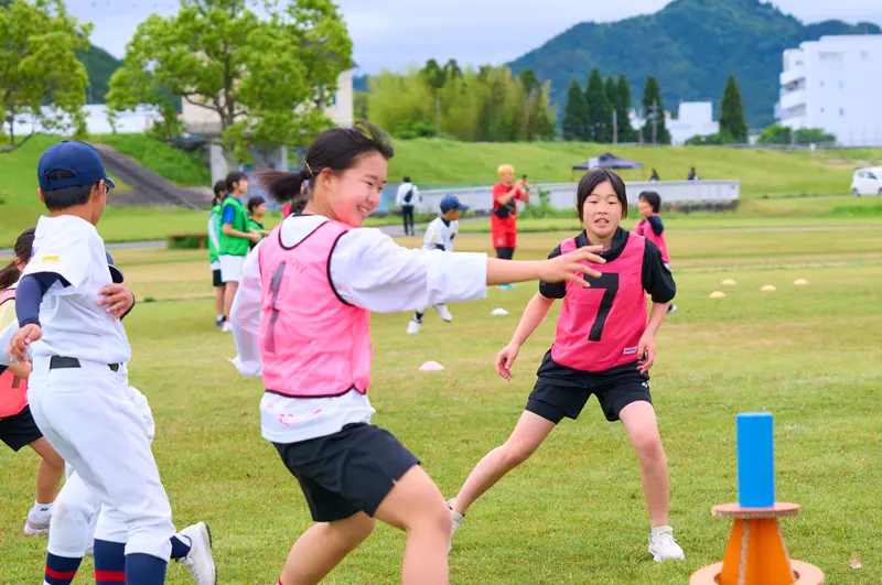 スポーツ鬼ごっこの様子