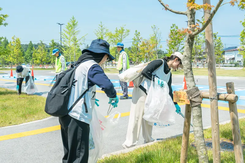 地域一体でおもてなし清掃