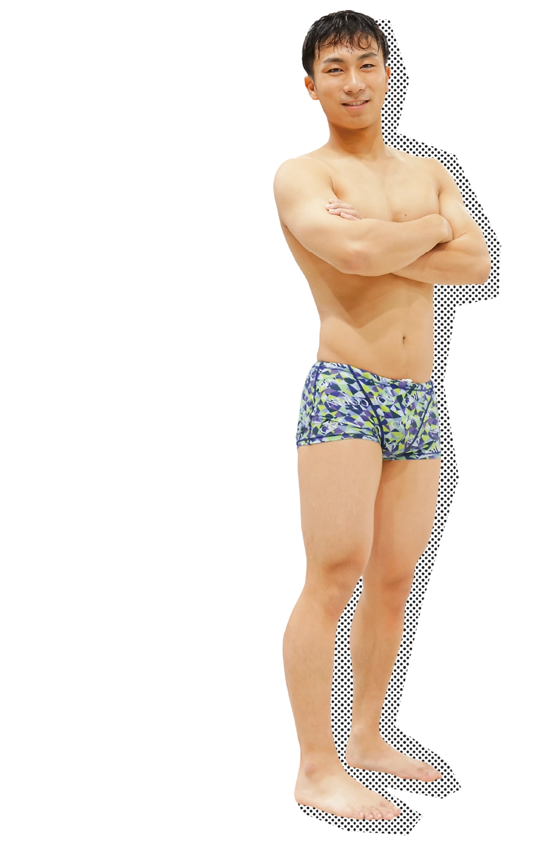 水着姿の小林さん