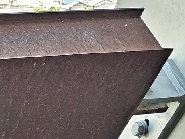 板が錆びているね！