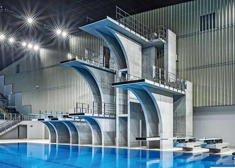 凄い飛込み台。生で見てほしい！